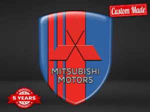 Mitsubishi Stickers Pare-Brise Auto Max Robuste Look Pro